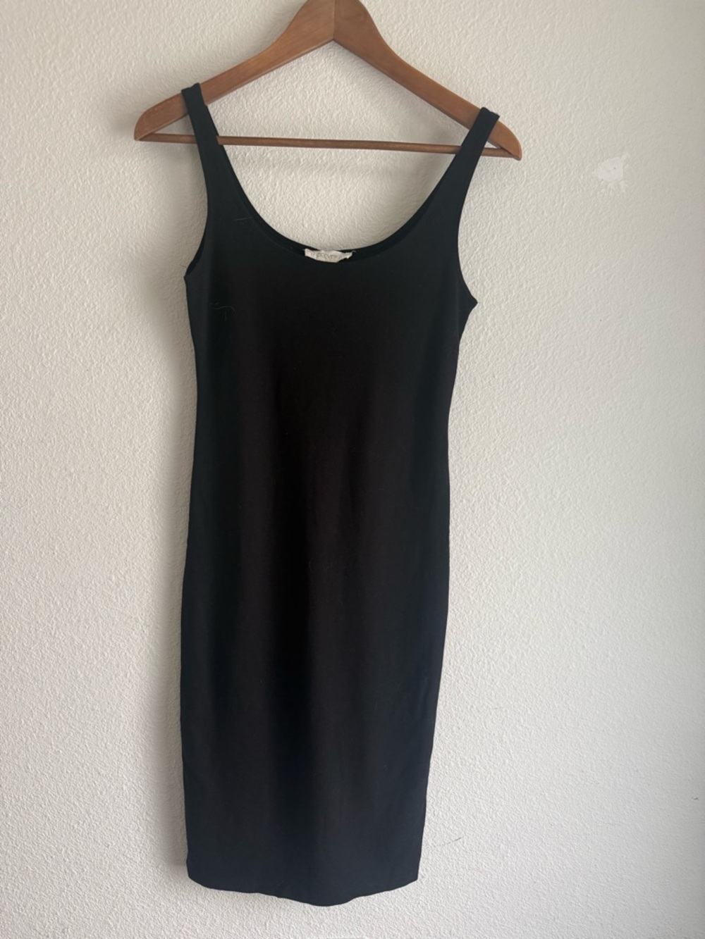 Forever 21 Black Midi Tank Dress